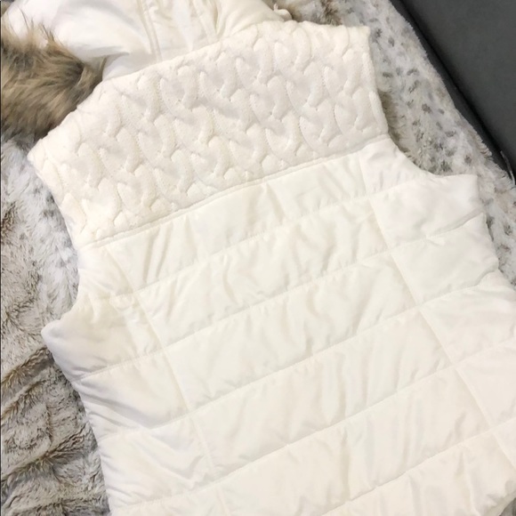 Aeropostale xl winter puffer vest fur trim - Picture 8 of 8